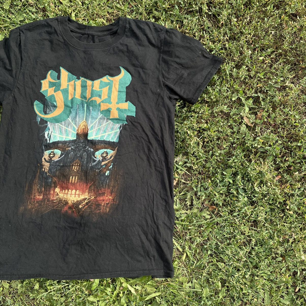Vintage Vintage Y2K Ghost Graphic Tee Sun Faded Grunge Tapered S Size US S / EU 44-46 / 1 - 2 Thumbnail