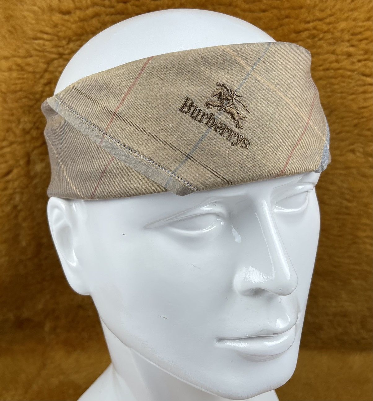 Burberry × Other × Vintage vintage burberry bandana handkerchief neckerchief HC0618 Size ONE SIZE - 1 Thumbnail