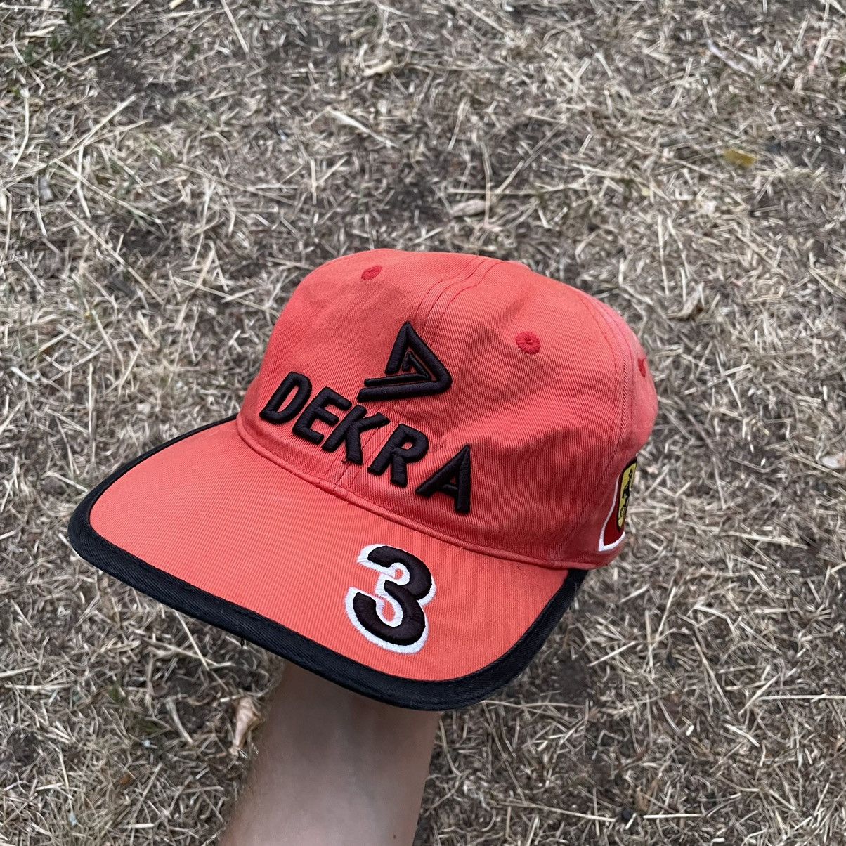 Vintage Vintage 90s DEKU Snapback Cap Hat Streetwear Red Boxy OS Size ONE SIZE - 2 Thumbnail