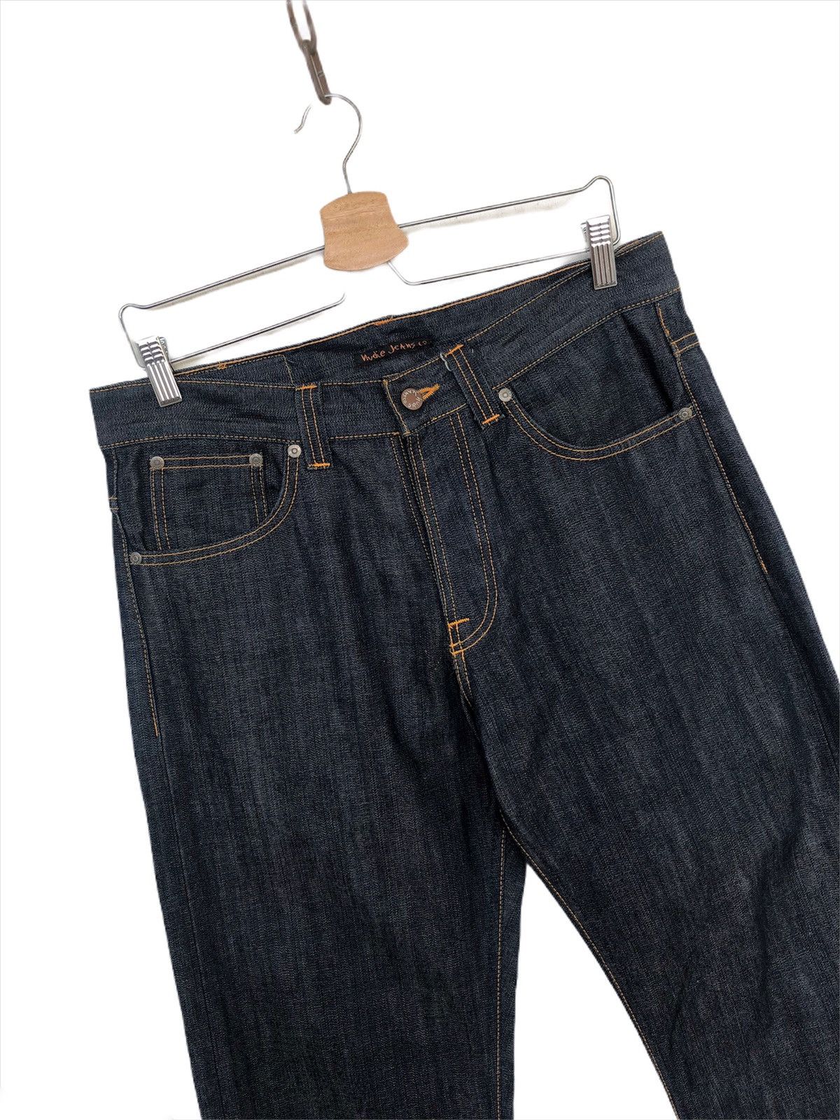Nudie Jeans Iconic Nudie Jeans 🇮🇹 ™️ Logo Loose Frank Denim Size US 34 / EU 50 - 4 Thumbnail