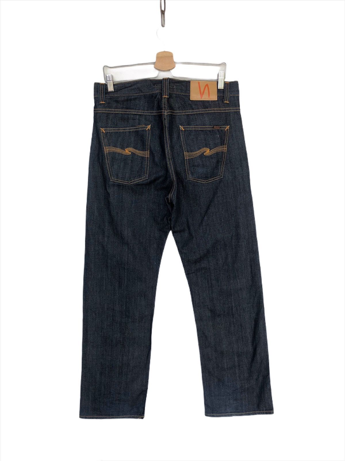 Nudie Jeans Iconic Nudie Jeans 🇮🇹 ™️ Logo Loose Frank Denim Size US 34 / EU 50 - 2 Thumbnail