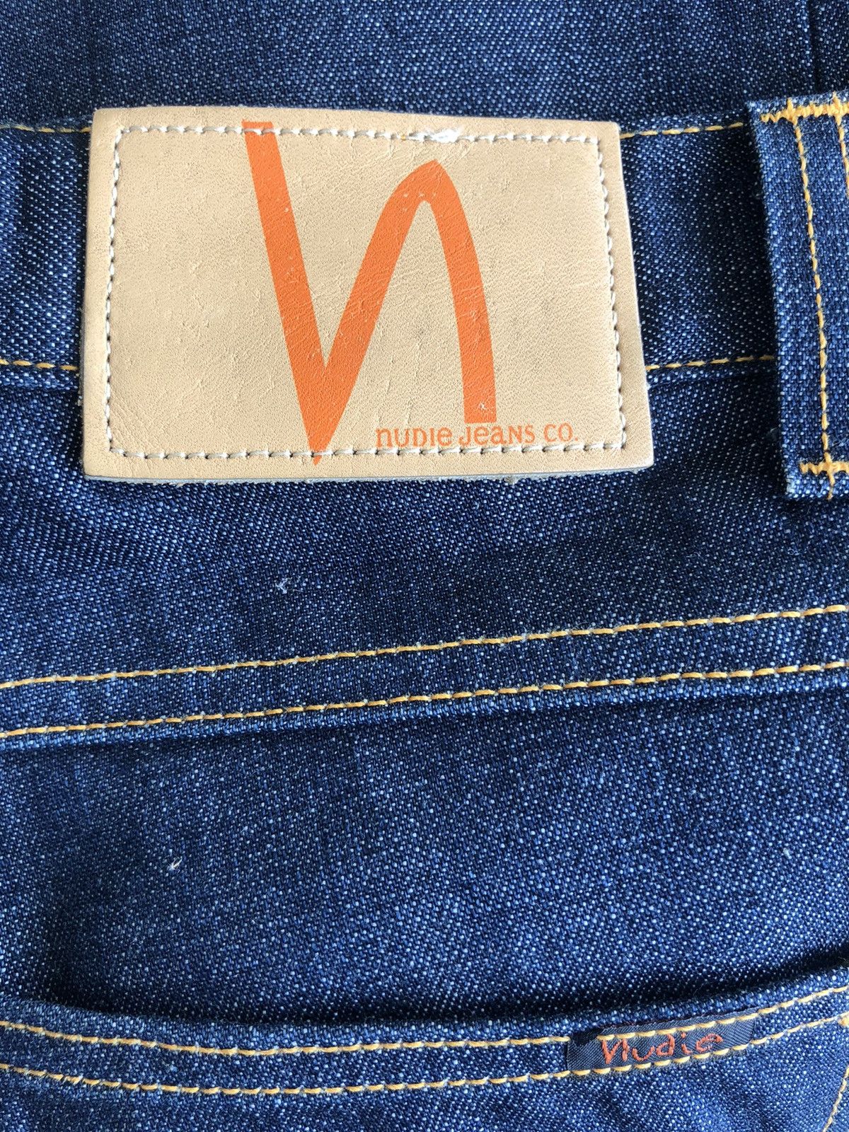 Nudie Jeans Iconic Nudie Jeans 🇮🇹 ™️ Logo Loose Frank Denim Size US 34 / EU 50 - 7 Thumbnail