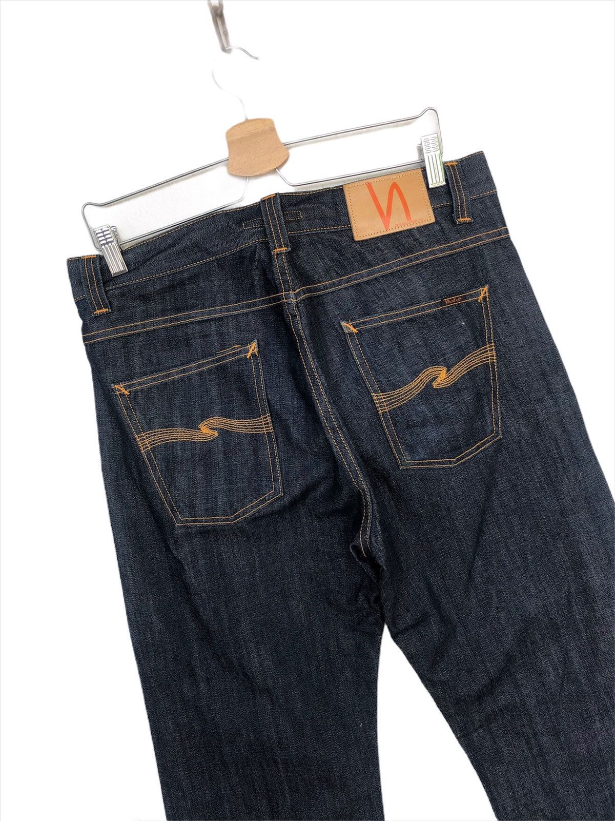 Nudie Jeans Iconic Nudie Jeans 🇮🇹 ™️ Logo Loose Frank Denim Grailed