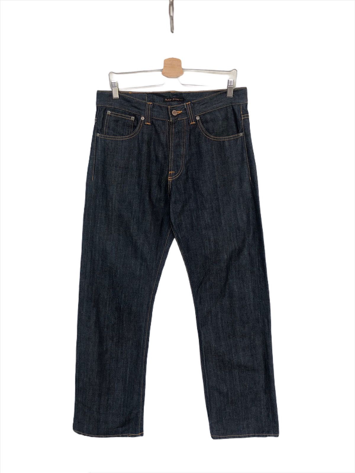 Nudie Jeans Iconic Nudie Jeans 🇮🇹 ™️ Logo Loose Frank Denim Size US 34 / EU 50 - 3 Thumbnail