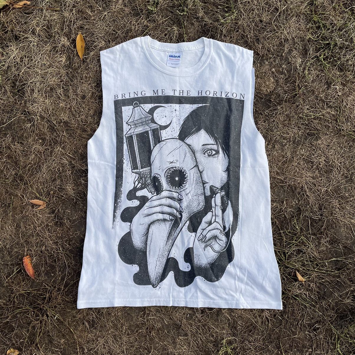 Vintage Vintage Y2K Goth Horror Graphic Tee Sun Faded Black Boxy S Size US S / EU 44-46 / 1 - 1 Thumbnail