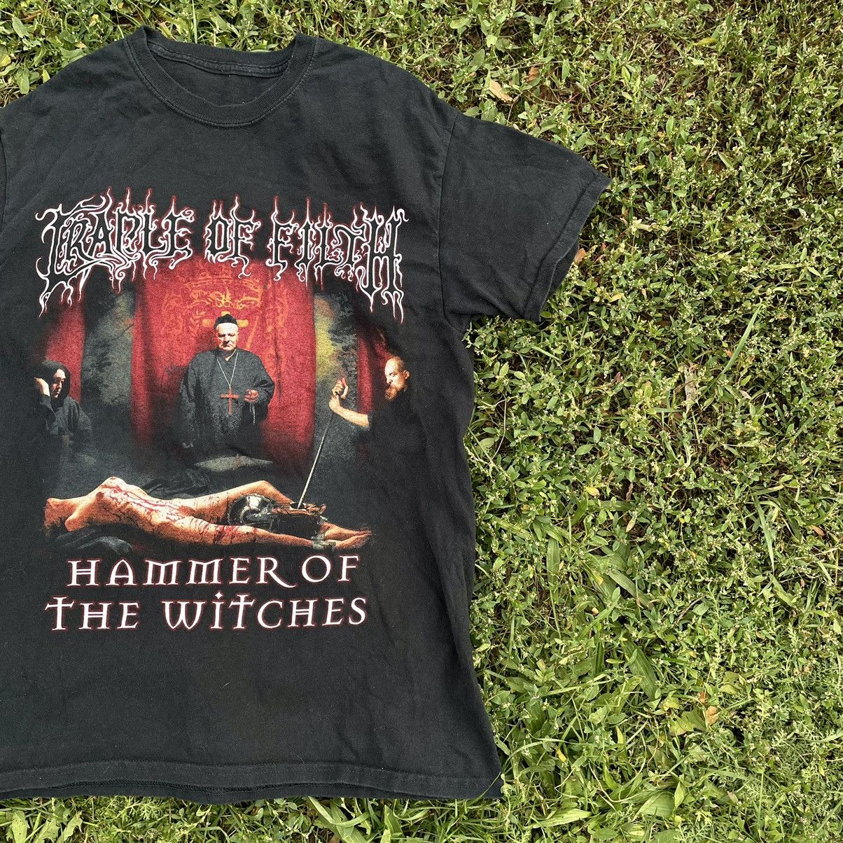 Vintage Vintage Y2K Horror Band Graphic Tee Dark Grunge Punk Faded M Size US M / EU 48-50 / 2 - 2 Thumbnail