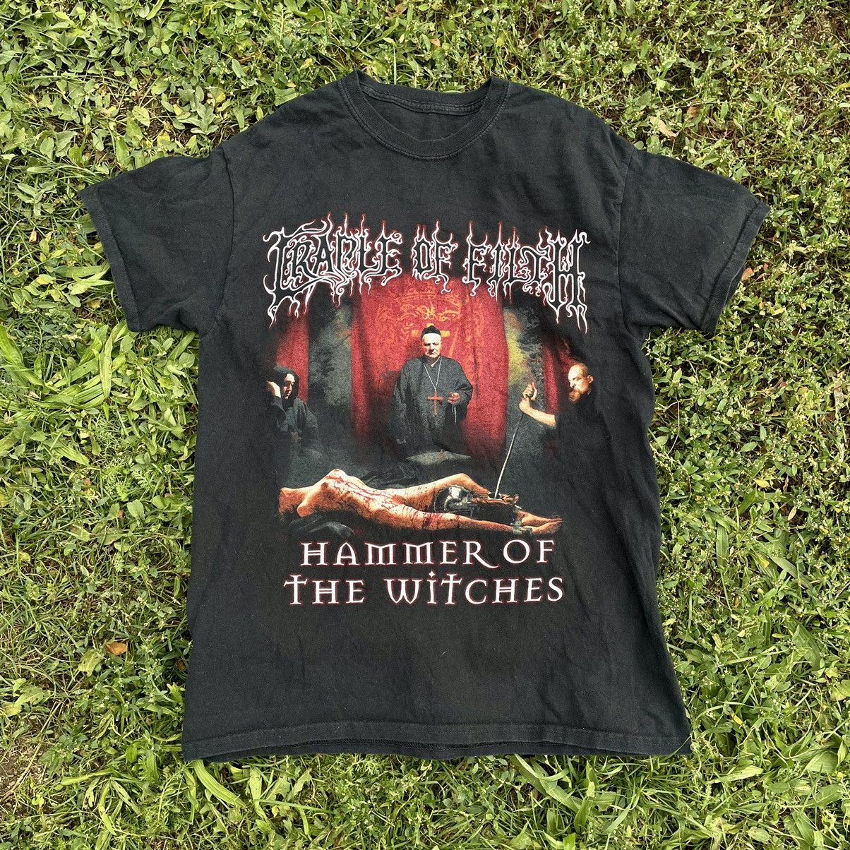 Vintage Vintage Y2K Horror Band Graphic Tee Dark Grunge Punk Faded M Size US M / EU 48-50 / 2 - 1 Thumbnail