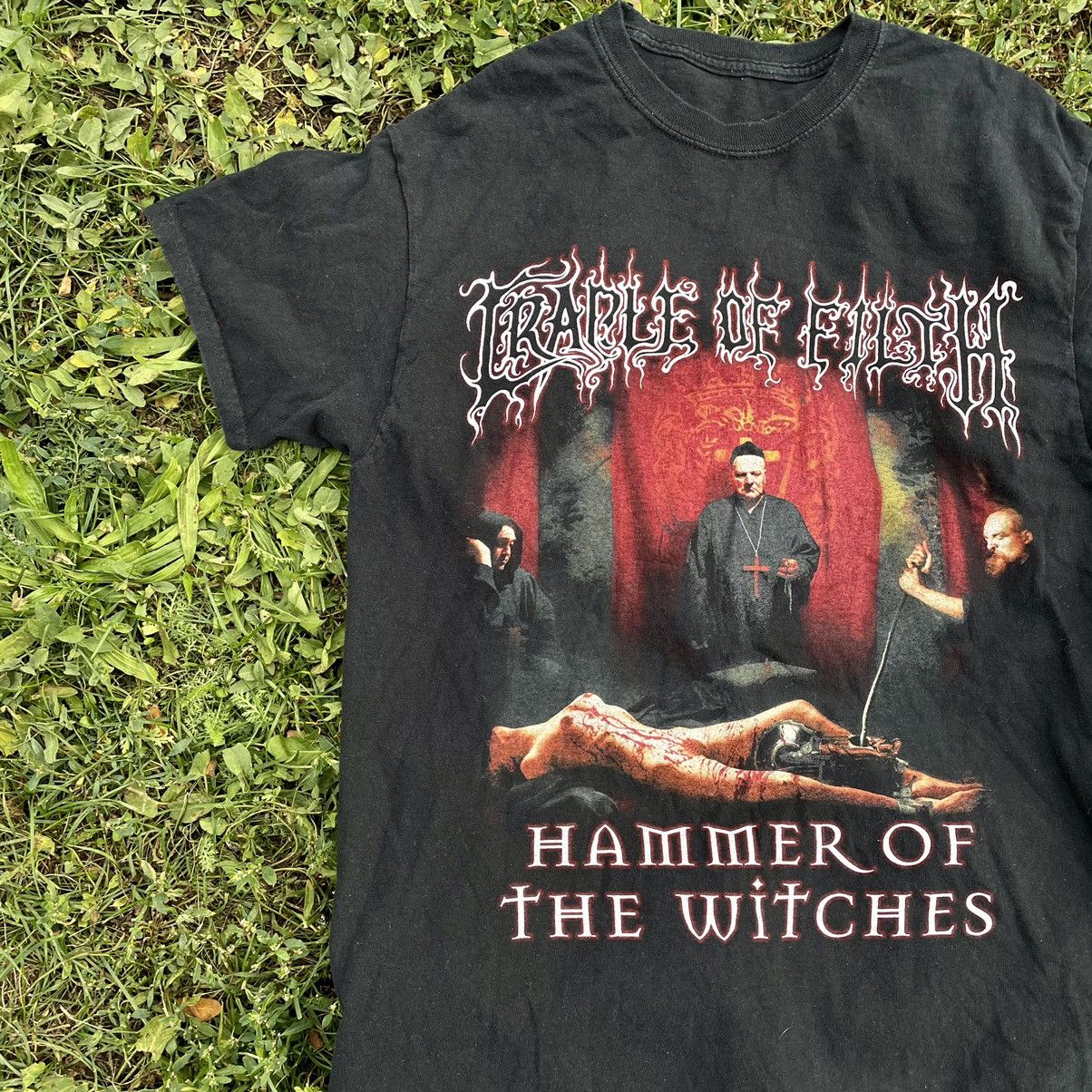 Vintage Vintage Y2K Horror Band Graphic Tee Dark Grunge Punk Faded M Size US M / EU 48-50 / 2 - 3 Thumbnail