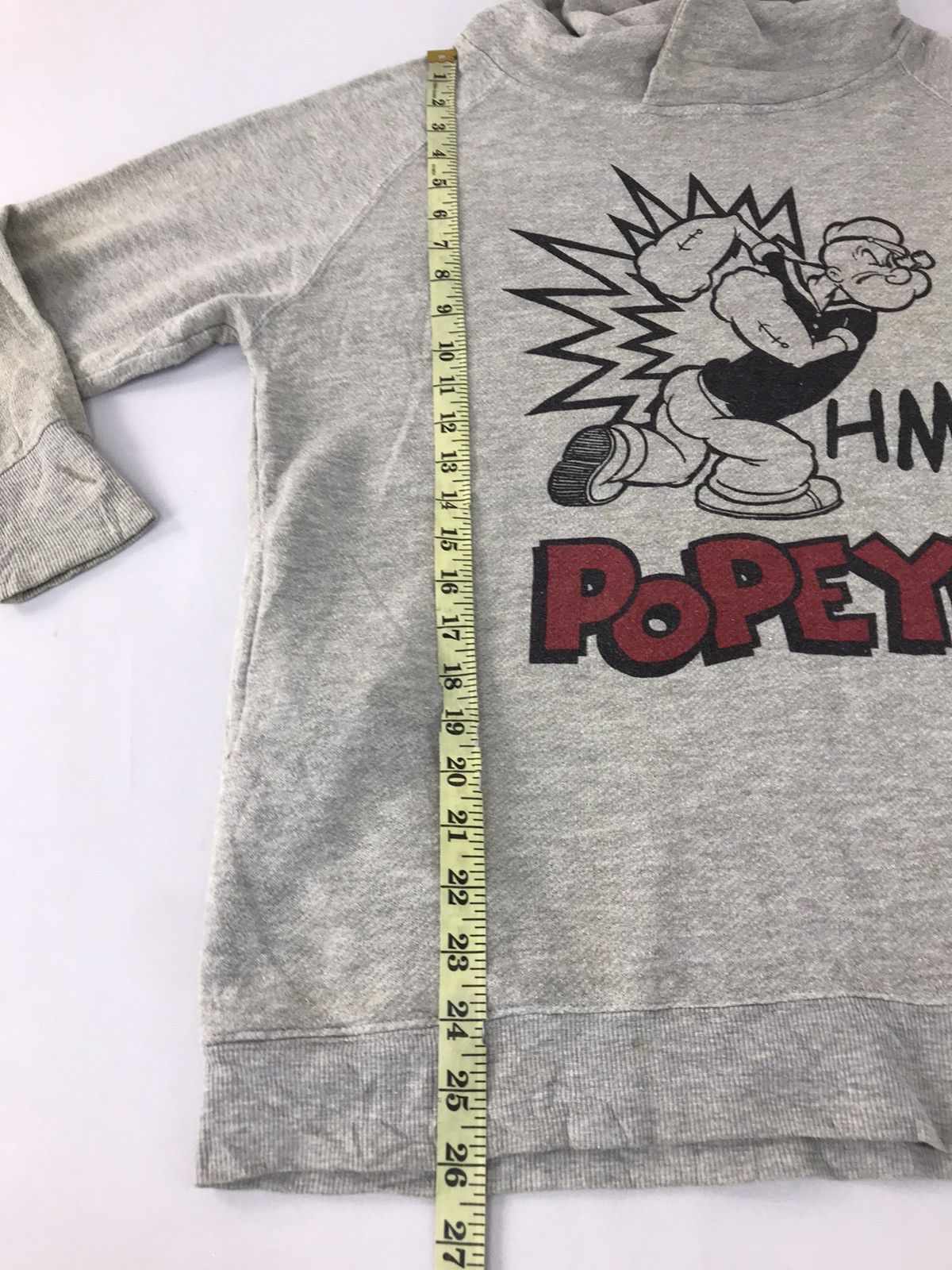 Cartoon Network Popeye X Listen Hearbeat Hearst Holding Hoodies K501j Size US L / EU 52-54 / 3 - 9 Thumbnail