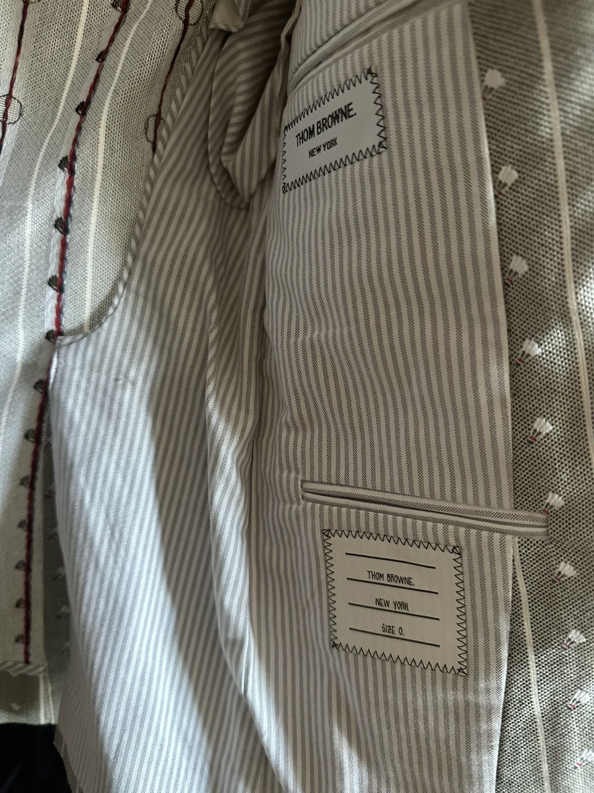 Thom Browne Thom Browne Badminton Pattern Shorts Suit (sz 0 1) Size 34S - 12 Thumbnail