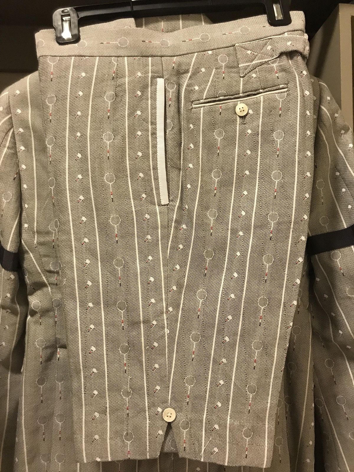 Thom Browne Thom Browne Badminton Pattern Shorts Suit (sz 0 1) Size 34S - 5 Thumbnail