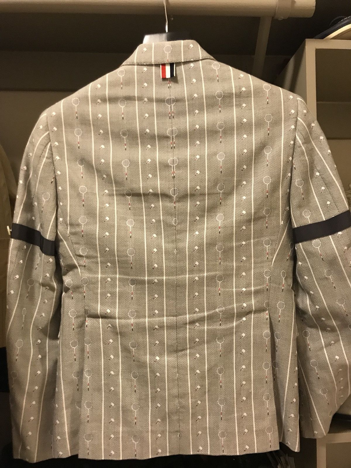 Thom Browne Thom Browne Badminton Pattern Shorts Suit (sz 0 1) Size 34S - 3 Thumbnail