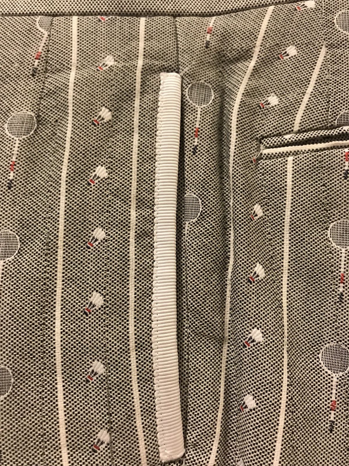 Thom Browne Thom Browne Badminton Pattern Shorts Suit (sz 0 1) Size 34S - 2 Thumbnail