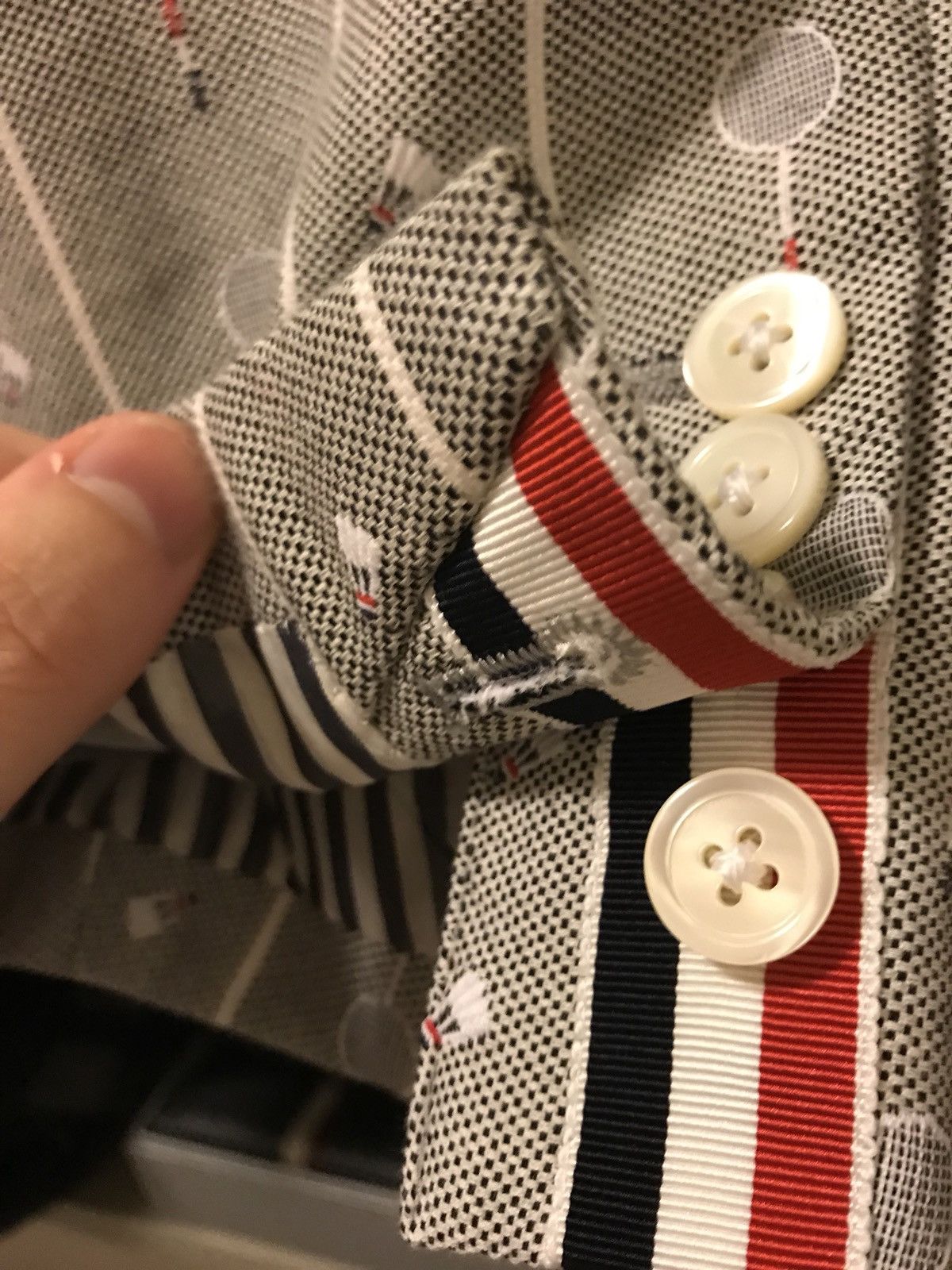 Thom Browne Thom Browne Badminton Pattern Shorts Suit (sz 0 1) Size 34S - 6 Thumbnail