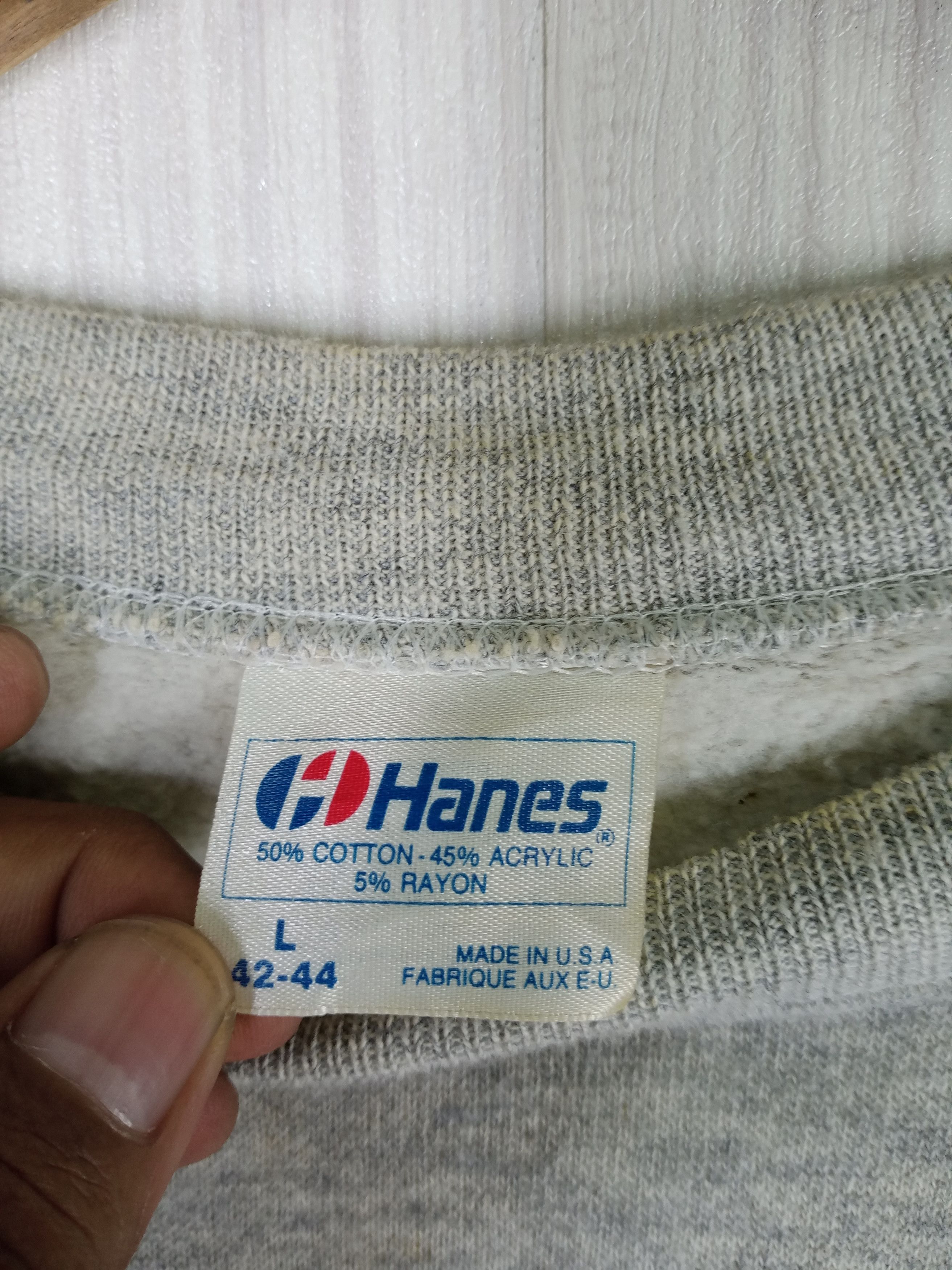 Hanes Vintage 80s Brooklyn College Crewneck Sweatshirt Size US M / EU 48-50 / 2 - 3 Thumbnail