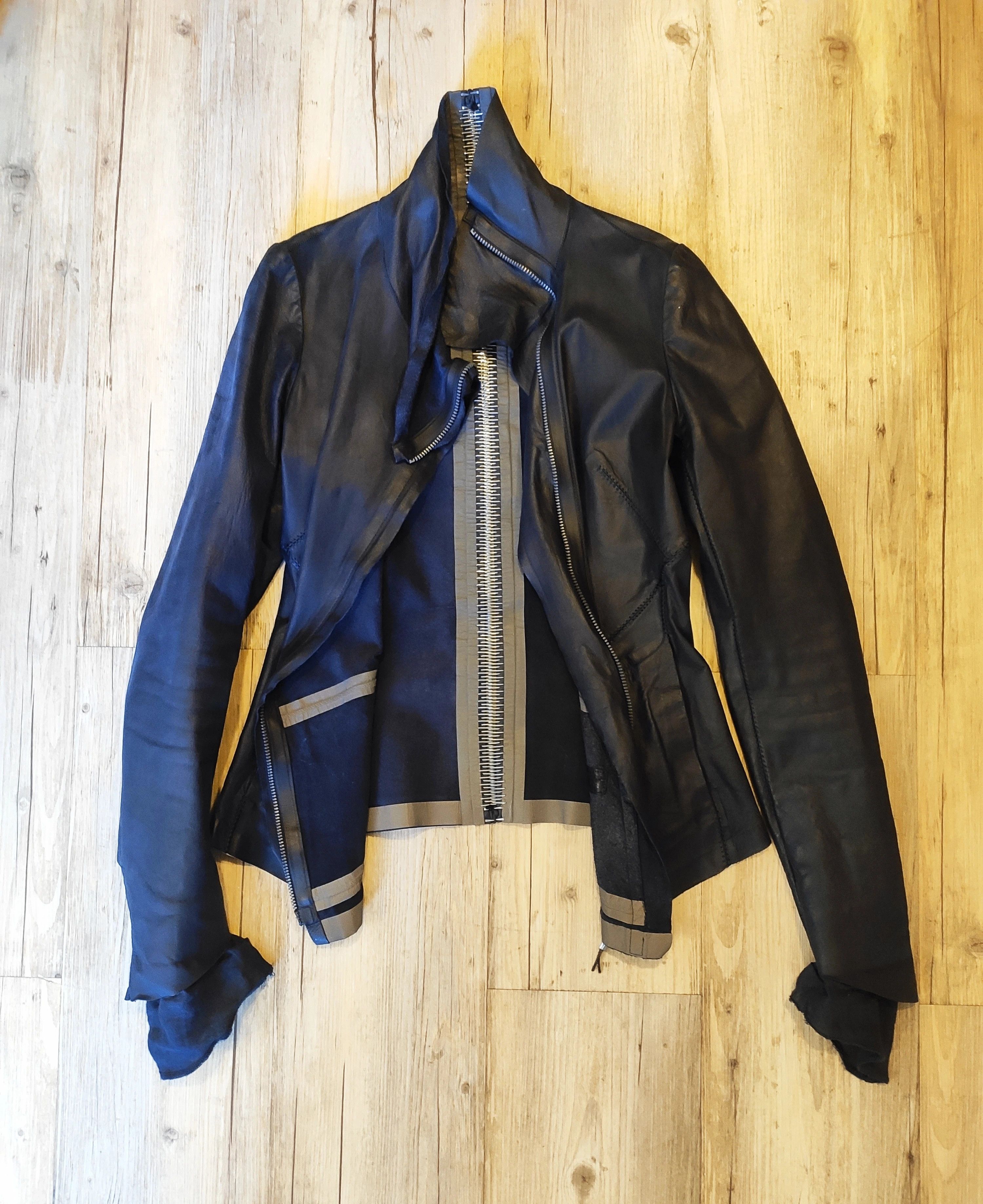 Isaac Sellam Experience SS15 Staple back leather jacket.Like Rick Owens or A1923 Size S / US 4 / IT 40 - 5 Thumbnail