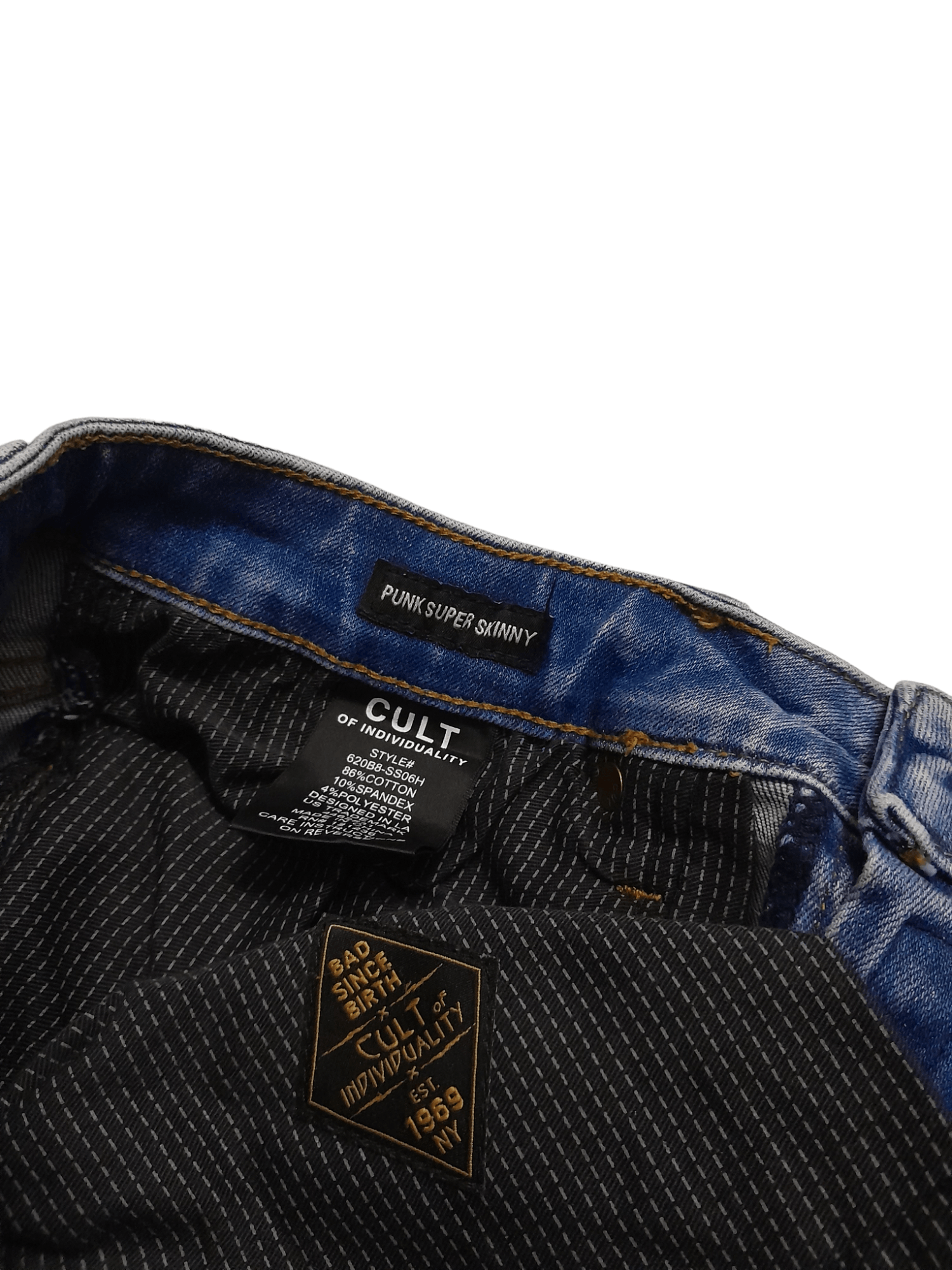 Cult Of Individuality Cult of Individuality Distressed Denim Punk E961) w32 Size US 32 / EU 48 - 6 Thumbnail