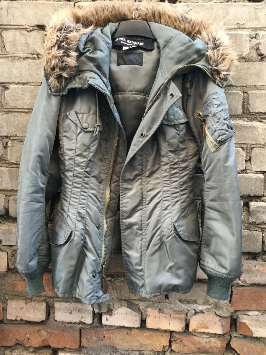 Comme des Garcons Military olive hooded parka.Like Vetements or Balenciaga Size S / US 4 / IT 40 - 3 Thumbnail