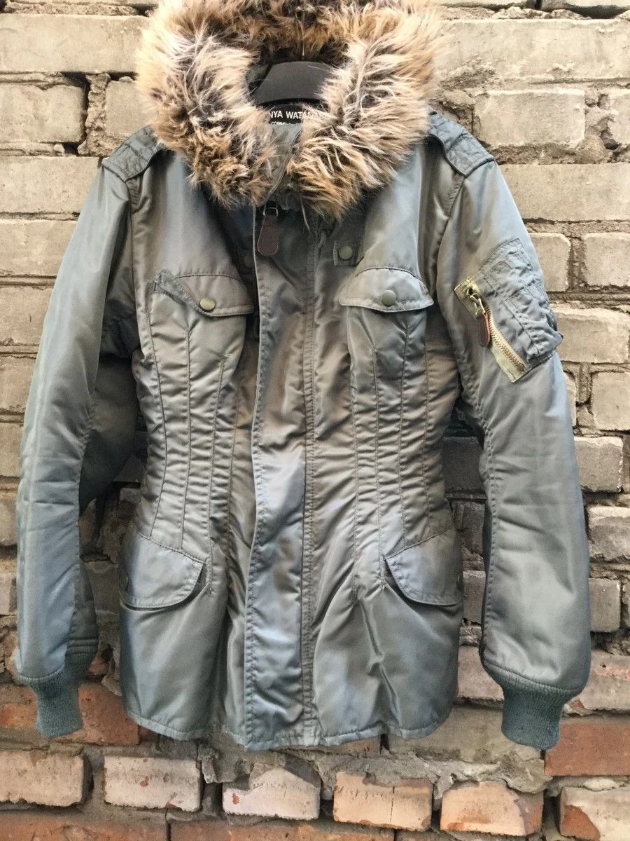 Comme des Garcons Military olive hooded parka.Like Vetements or Balenciaga Size S / US 4 / IT 40 - 1 Thumbnail