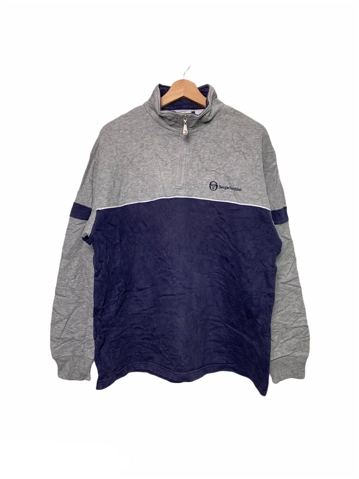 Japanese Brand × Sergio Tacchini × Vintage Vintage Sergio Tacchini Crewneck Size US L / EU 52-54 / 3 - 1 Thumbnail