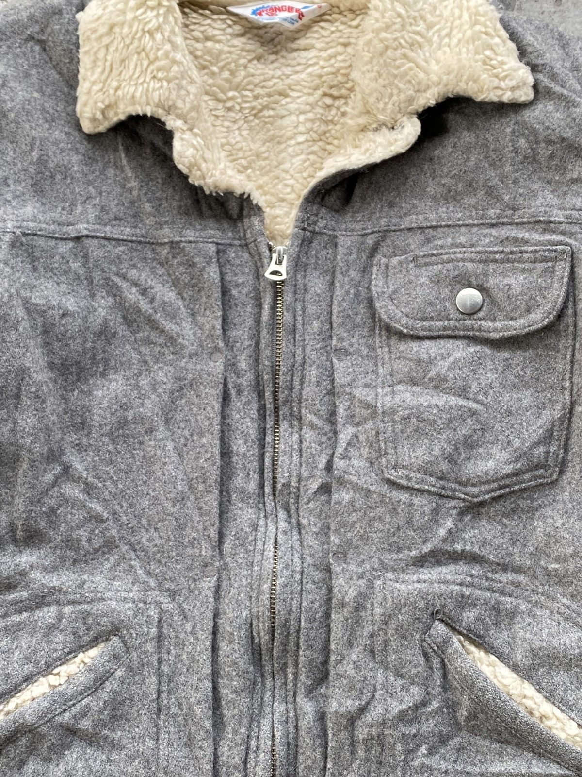 Wrangler Vintage Wrangler Sherpa Jacket Size US S / EU 44-46 / 1 - 2 Thumbnail
