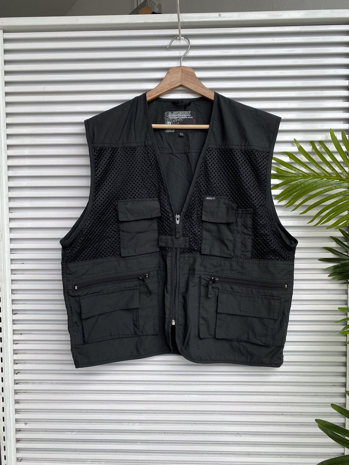 Japanese Brand Vintage Bugle Club Tactical Vest Travis Flacko Scott Size US XL / EU 56 / 4 - 1 Thumbnail