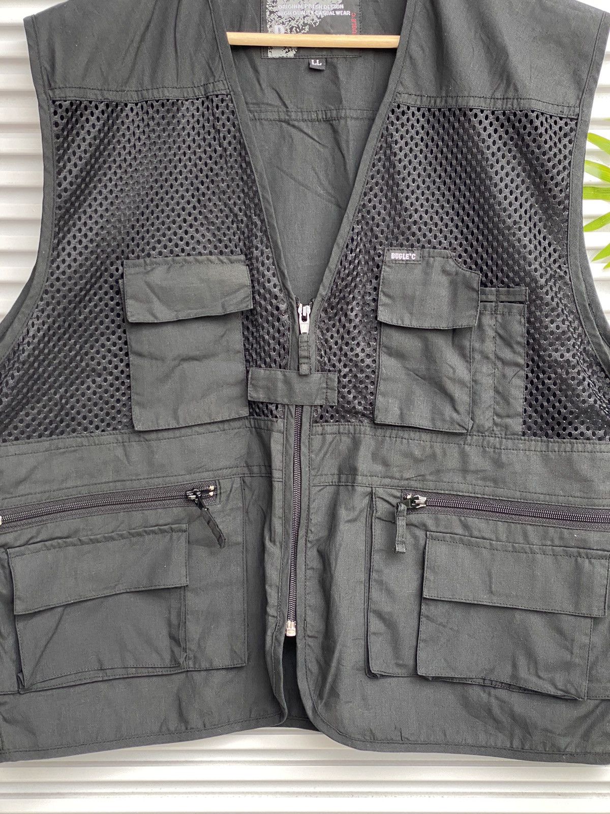 Japanese Brand Vintage Bugle Club Tactical Vest Travis Flacko Scott Size US XL / EU 56 / 4 - 2 Thumbnail