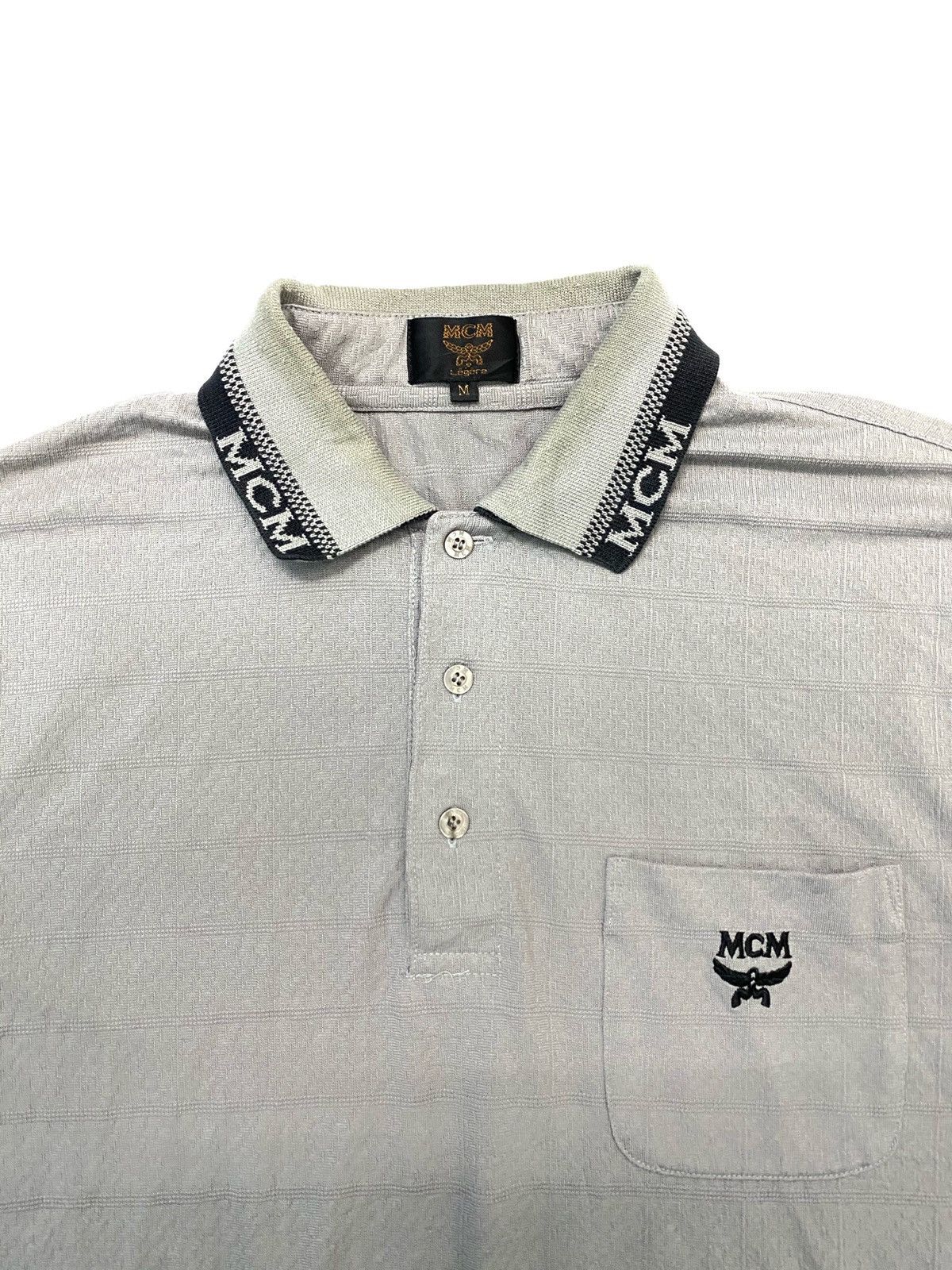 Japanese Brand Vintage MCM Polo Shirt Size US M / EU 48-50 / 2 - 2 Thumbnail
