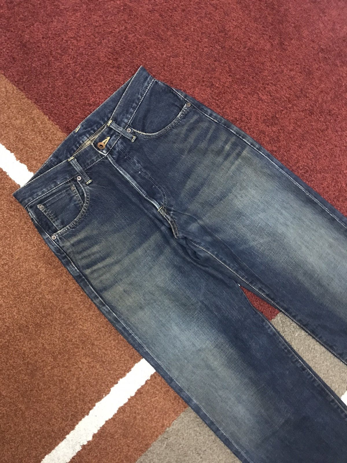 Edwin Very Rare Edwin Rusty Fades Mud Wash Selvedge Jeans Size US 29 - 4 Thumbnail