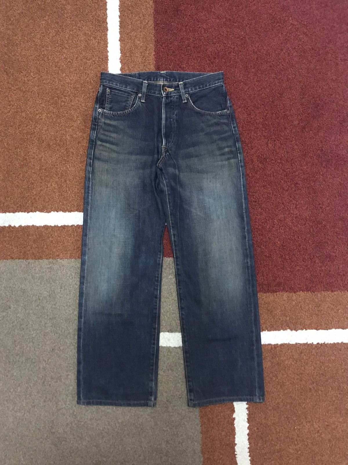 Edwin Very Rare Edwin Rusty Fades Mud Wash Selvedge Jeans Size US 29 - 3 Thumbnail