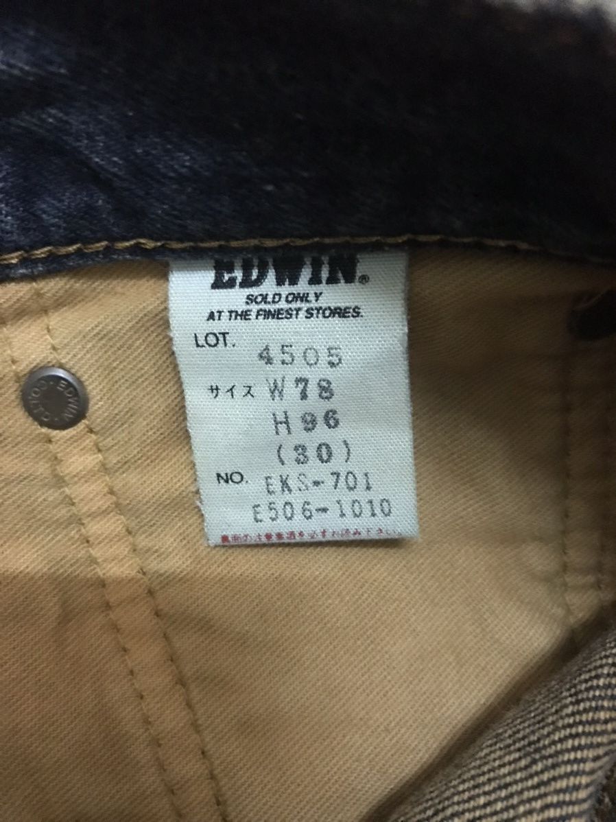 Edwin Very Rare Edwin Rusty Fades Mud Wash Selvedge Jeans Size US 29 - 13 Thumbnail