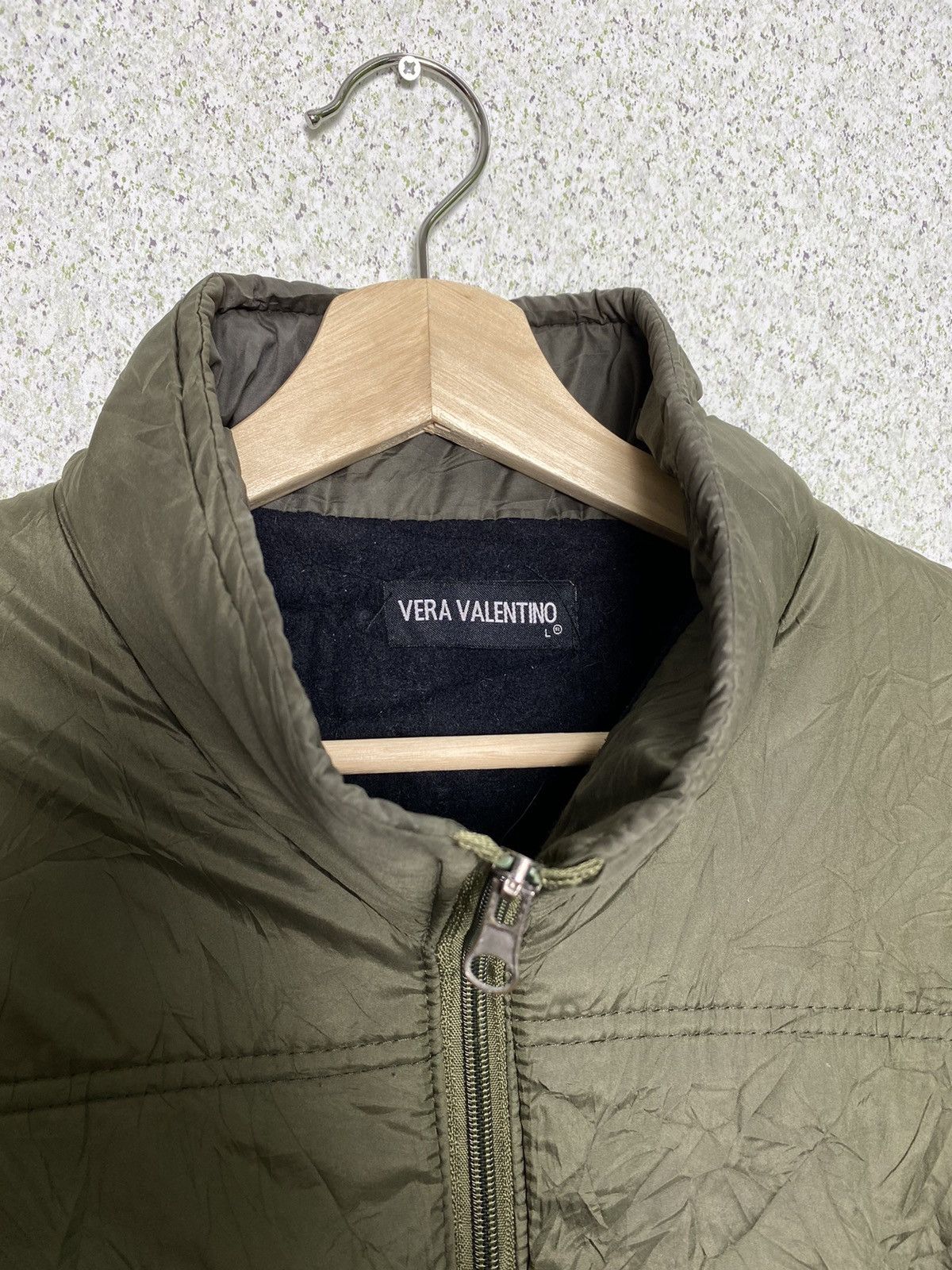 Designer Vera Valentino Puffer Vest Jacket Size US M / EU 48-50 / 2 - 2 Thumbnail