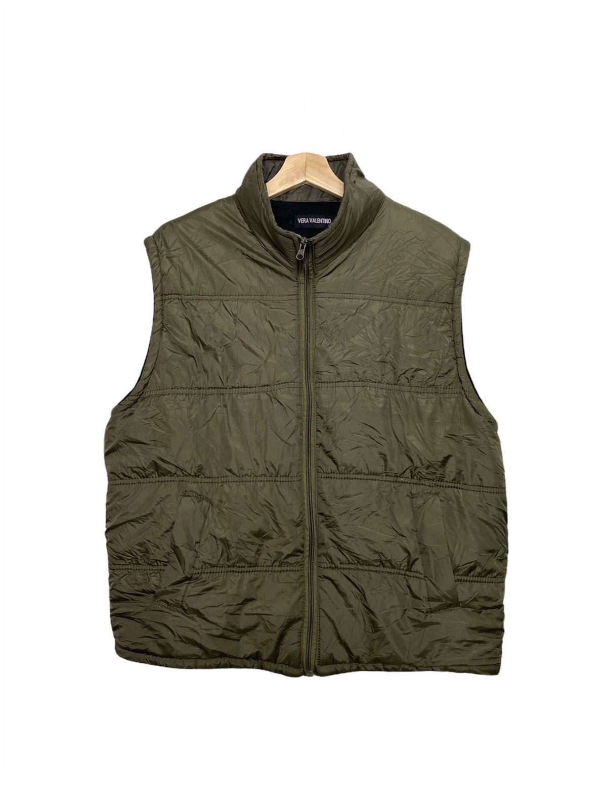 Designer Vera Valentino Puffer Vest Jacket Size US M / EU 48-50 / 2 - 1 Thumbnail
