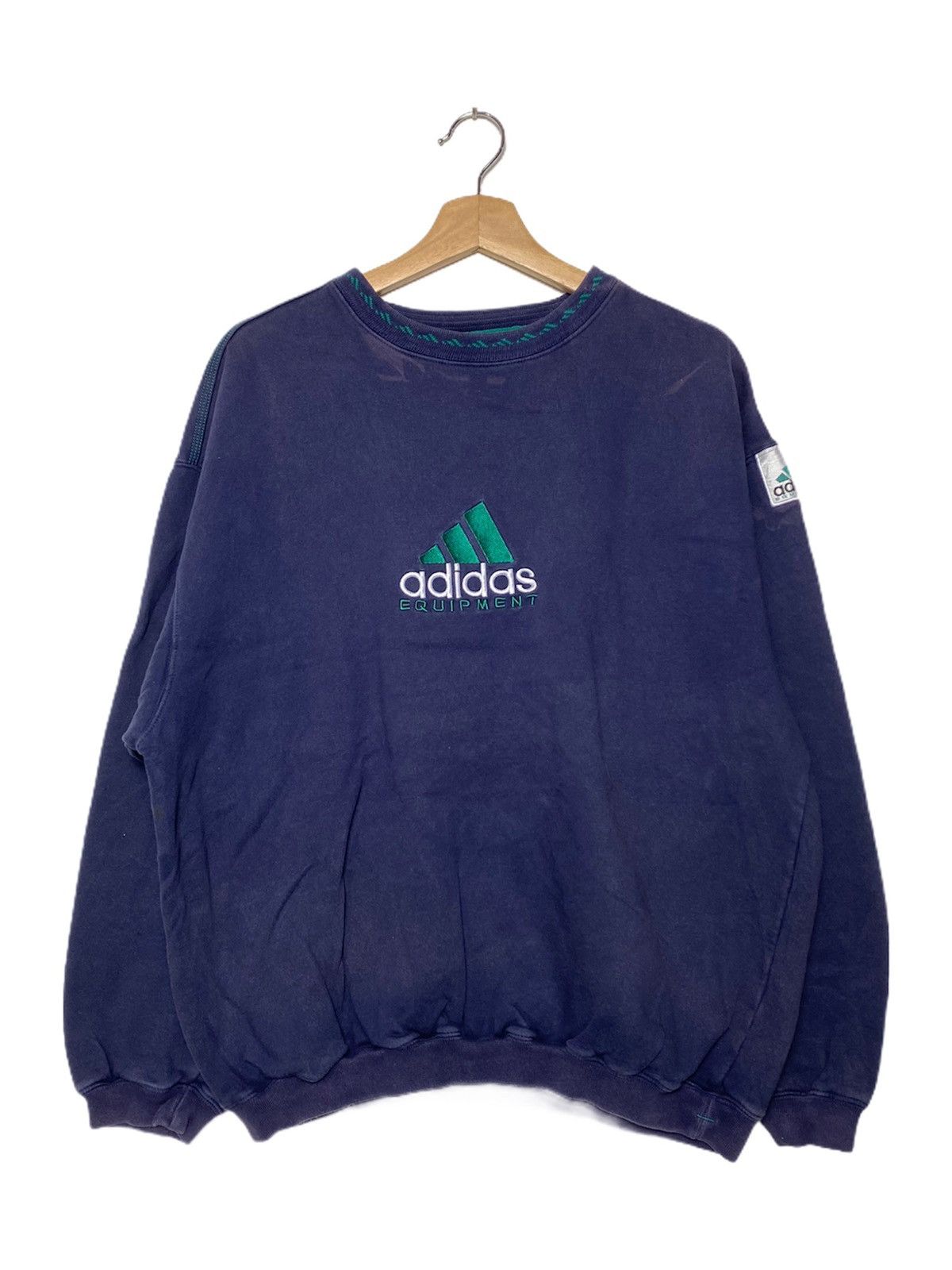 Adidas Vintage Adidas Equipment Crewneck Size US L / EU 52-54 / 3 - 1 Thumbnail