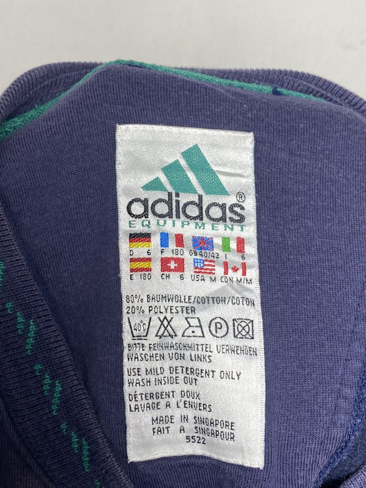 Adidas Vintage Adidas Equipment Crewneck Size US L / EU 52-54 / 3 - 4 Thumbnail