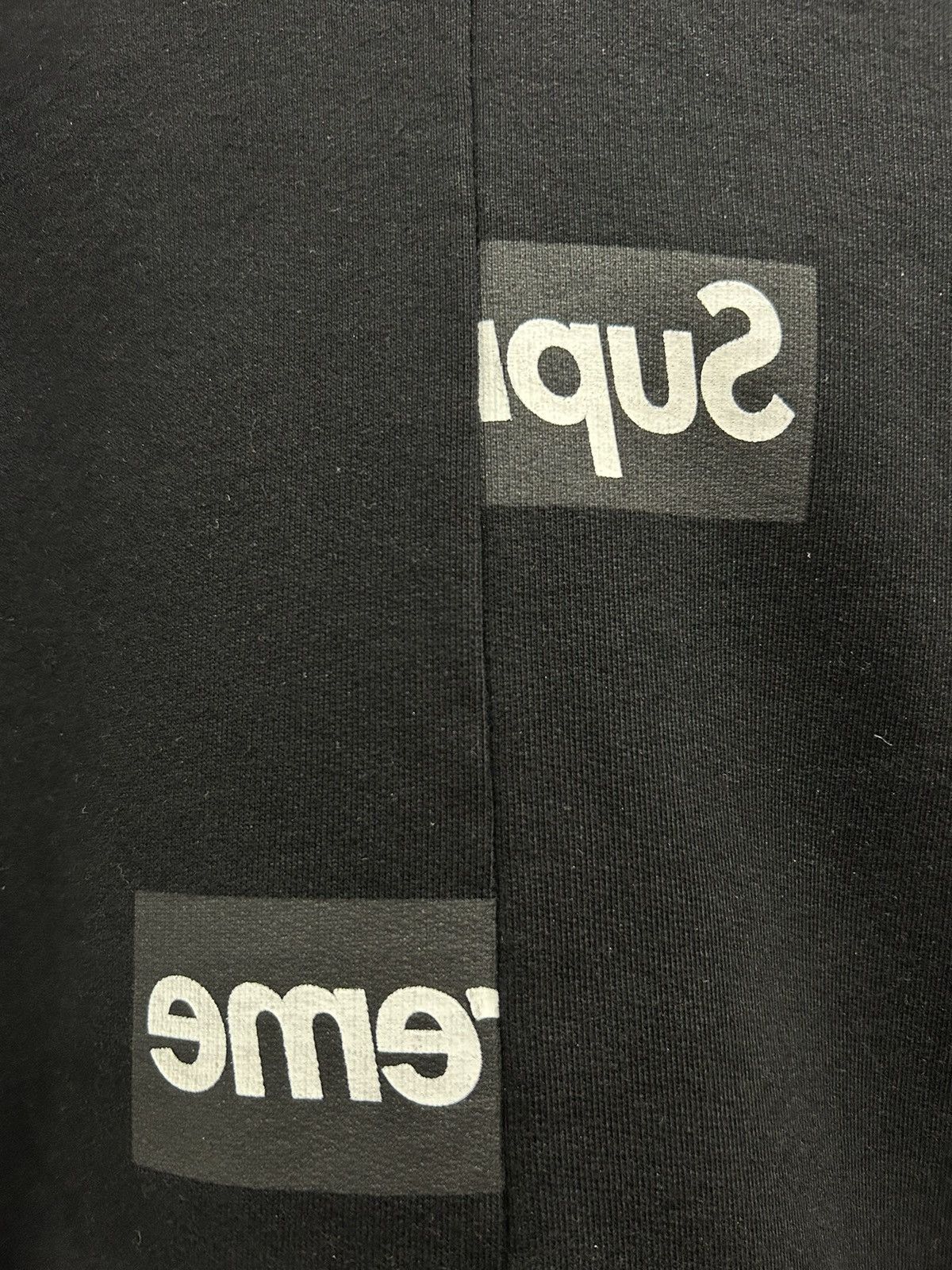 Supreme CDG Split Box Logo Hoodie Tops