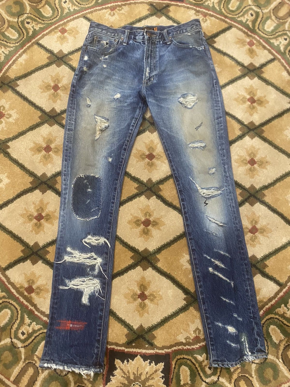 image of Undercover 60 Denim in Blue, Men's (Size 31)