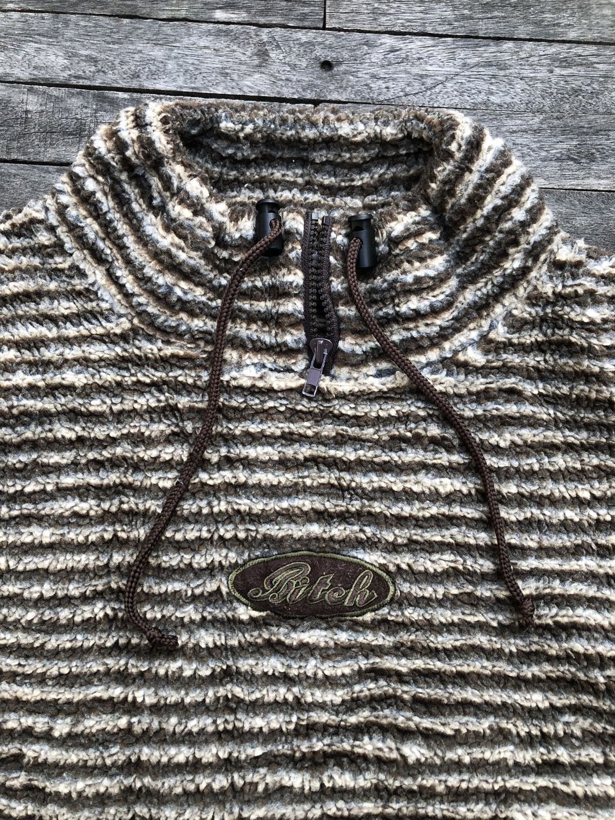 Girl Skateboards × Vintage 🔥 BITCH SHERPA Stripes skateboards brand old punk Size US L / EU 52-54 / 3 - 3 Thumbnail
