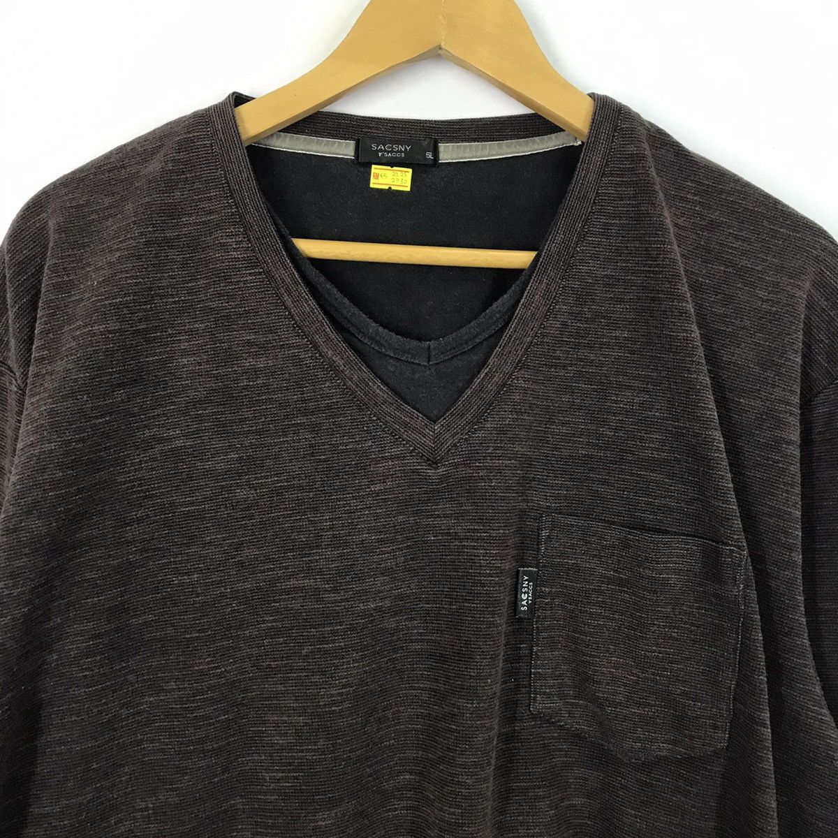 Yohji Yamamoto Y’saccs x Yonji Yamamoto long sleeve single pocket Tshirts Size US XXL / EU 58 / 5 - 2 Thumbnail