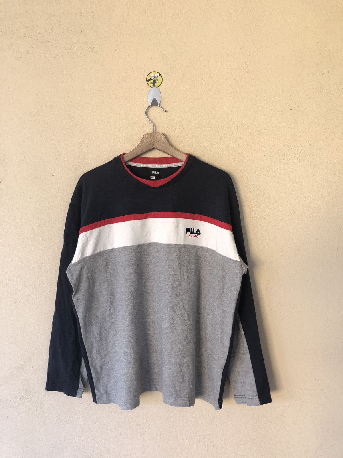 Fila × Japanese Brand Vintage Fila Small Logo Sweatshirt Size US L / EU 52-54 / 3 - 1 Thumbnail