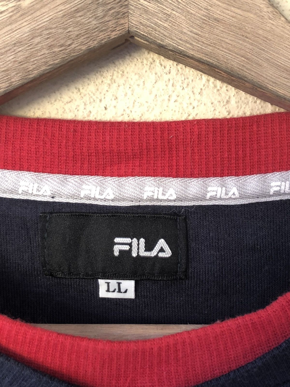 Fila × Japanese Brand Vintage Fila Small Logo Sweatshirt Size US L / EU 52-54 / 3 - 3 Thumbnail