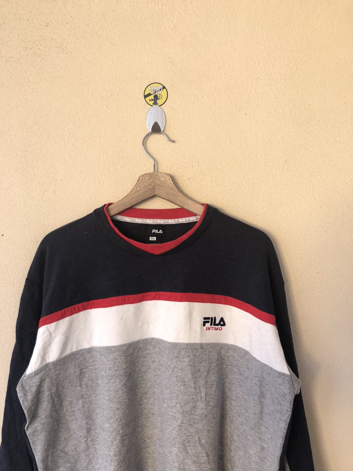 Fila × Japanese Brand Vintage Fila Small Logo Sweatshirt Size US L / EU 52-54 / 3 - 2 Thumbnail