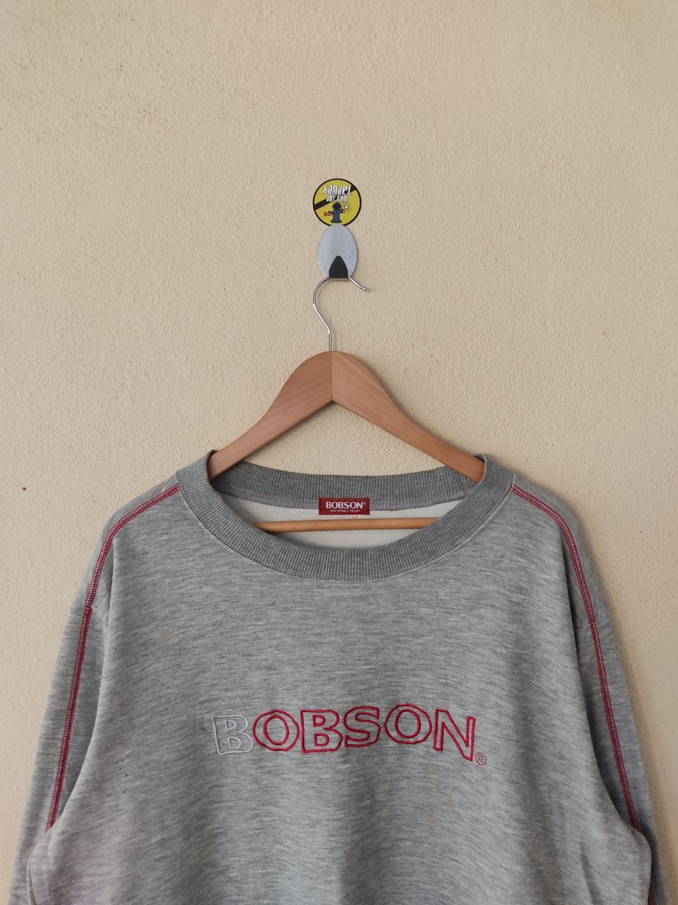 Japanese Brand × Vintage VINTAGE BOBSON BIG LOGO SWEATSHIRT Size US M / EU 48-50 / 2 - 2 Thumbnail