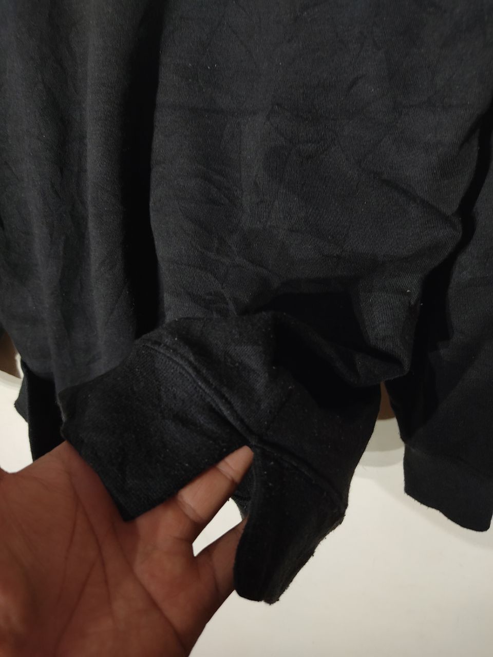 Japanese Brand BEAUMERE BOX LOGO BRIGHT BLACK SWEATSHIRT Size US L / EU 52-54 / 3 - 9 Thumbnail