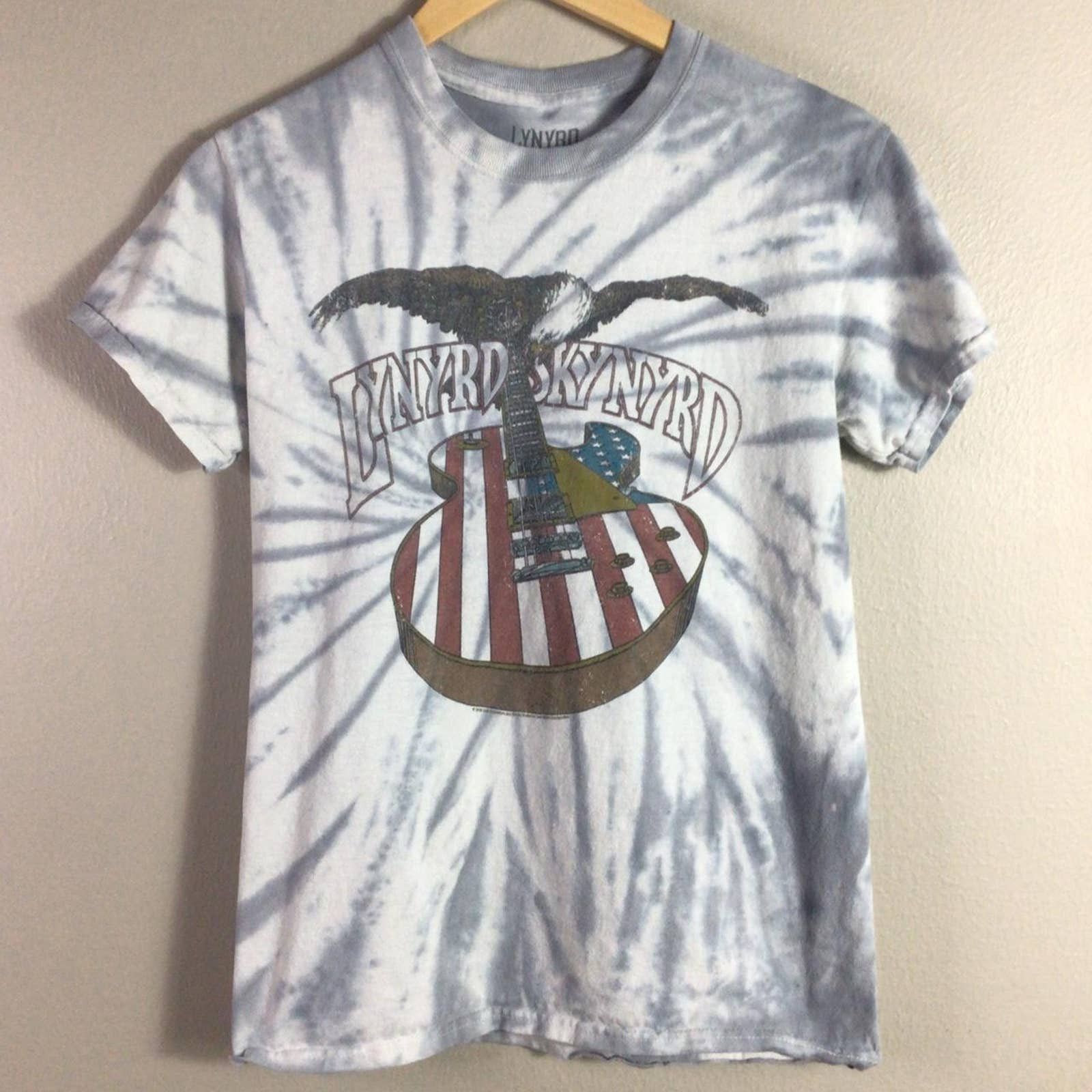 lynyrd skynyrd tie dye shirt