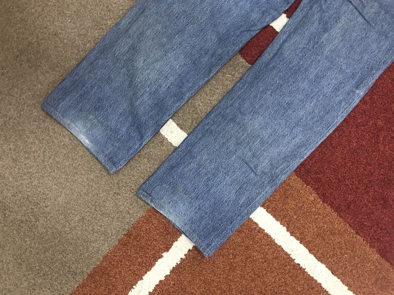 Lee × Vintage Vintage Lee Rider 1505 Dirty Selvedge Jeans Size US 31 - 13 Thumbnail
