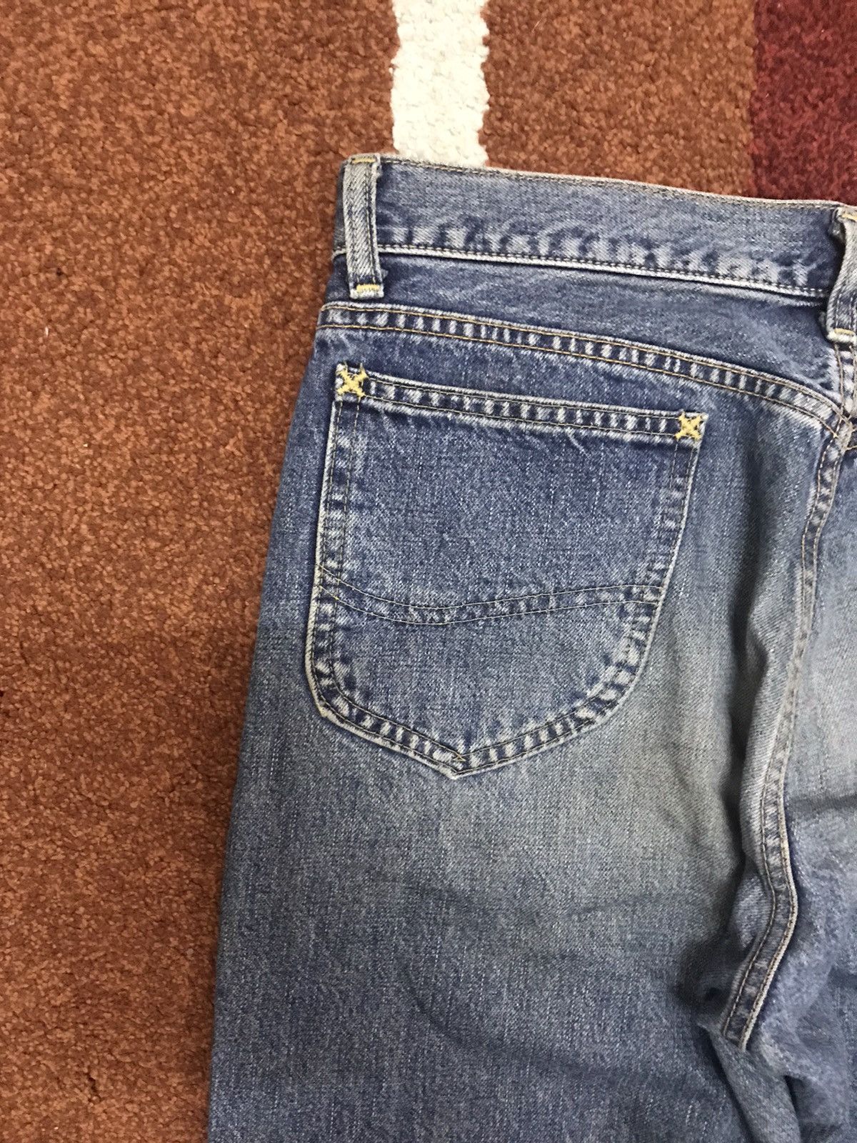 Lee × Vintage Vintage Lee Rider 1505 Dirty Selvedge Jeans Size US 31 - 16 Thumbnail