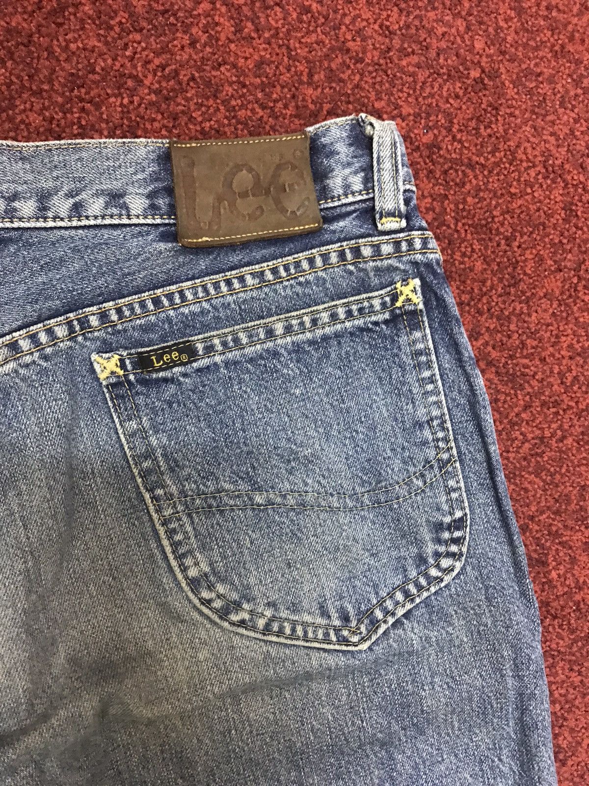 Lee × Vintage Vintage Lee Rider 1505 Dirty Selvedge Jeans Size US 31 - 15 Thumbnail