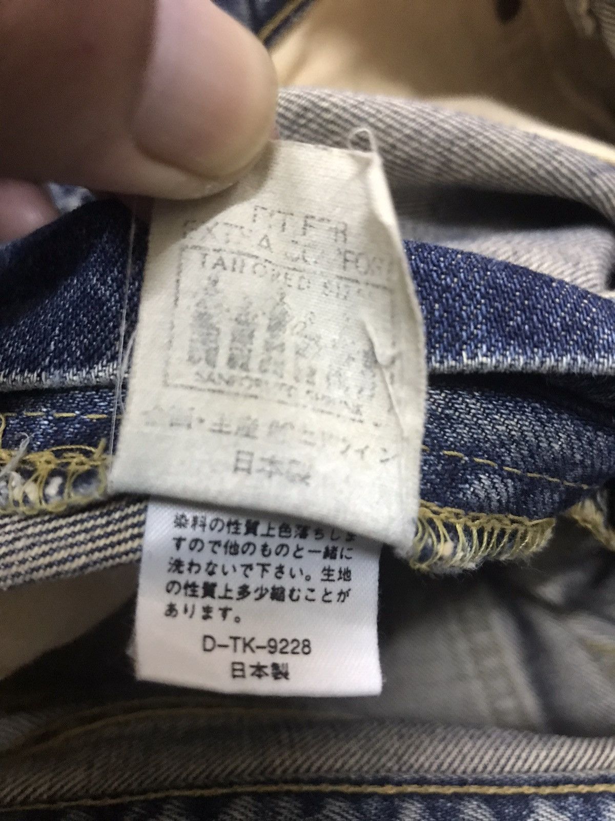 Lee × Vintage Vintage Lee Rider 1505 Dirty Selvedge Jeans Size US 31 - 21 Thumbnail