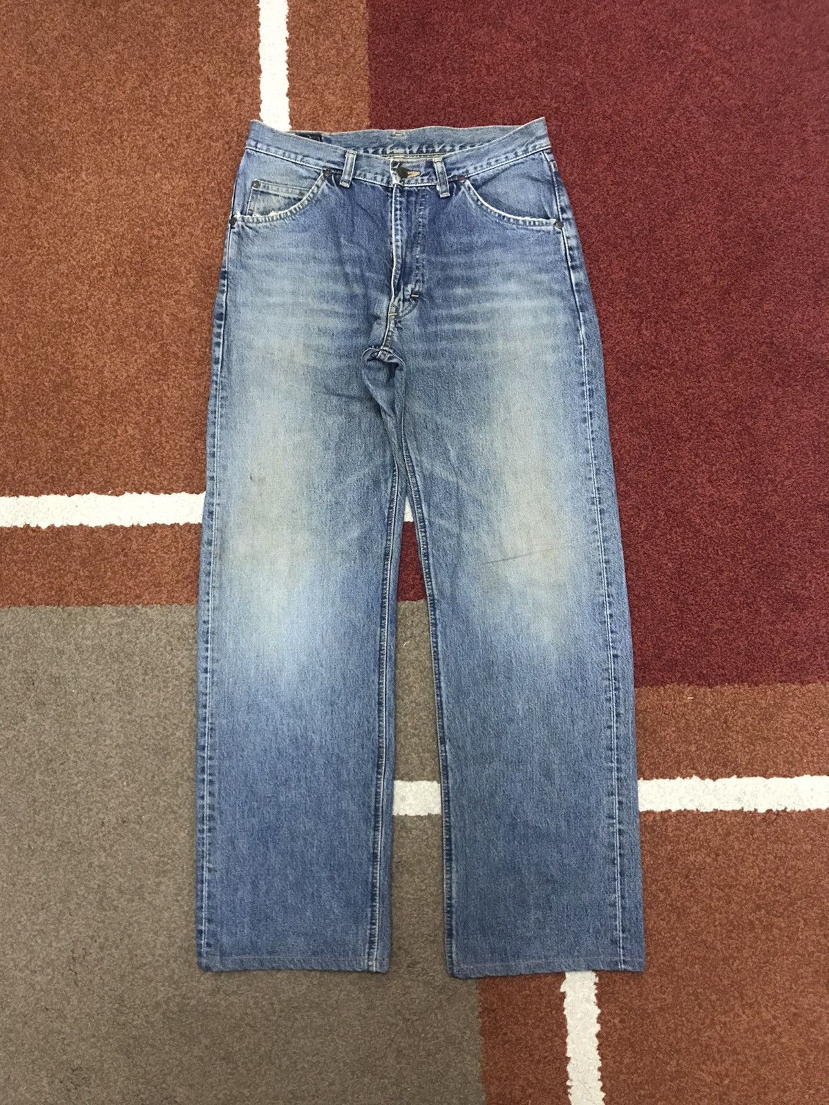 Lee × Vintage Vintage Lee Rider 1505 Dirty Selvedge Jeans Size US 31 - 3 Thumbnail